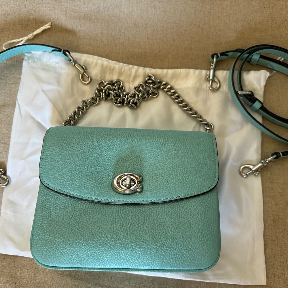 Brand new, Coach Cassie 19 in Faded Blue (Tiffany blue)